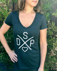 DSP V-Neck Soft Casual Tee